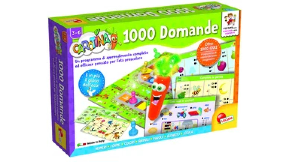 Lisciani Carotina penna parlante 1000 domande