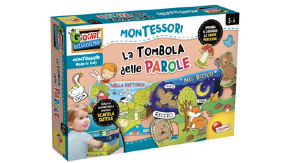 Lisciani Montessori Maxi La Tombola Delle Parole