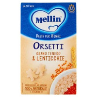 Mellin Pasta per Bimbi Orsetti Grano Tenero & Lenticchie 280 g