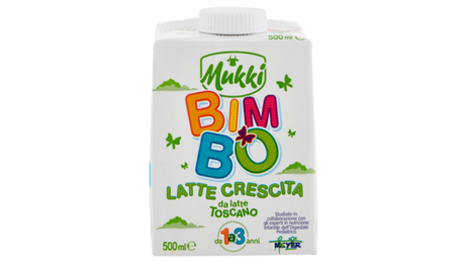 Mukki Bimbo Latte Crescita da 1 a 3 anni 500 ml