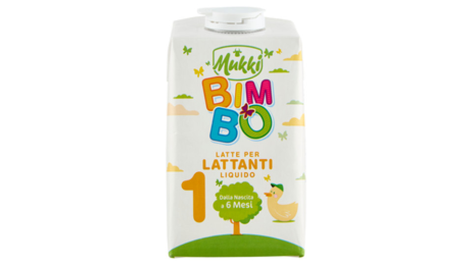 Mukki Bimbo Latte per Lattanti Liquido 1 500 ml