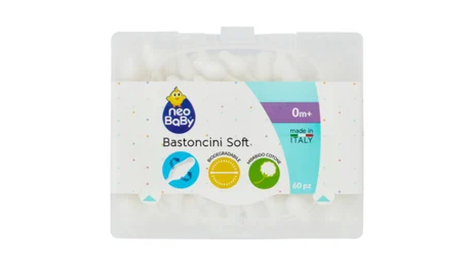 neo Baby Bastoncini Soft 0m+ 60 pz