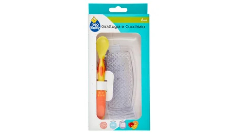 neo Baby Grattugia e Cucchiaio 6m+