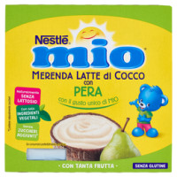 NESTLÉ MIO Merenda al Latte di Cocco Pera 4 Vasetti da 90g