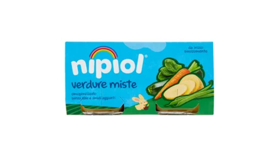 nipiol verdure miste omogeneizzato 2 x 80 g