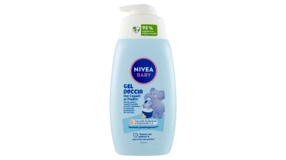 Nivea Baby Gel Doccia dai Capelli ai Piedini 500 ml