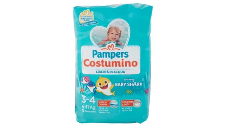 Pampers Costumino 3-4 12 pz