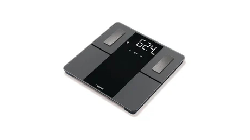 Beurer BF 500 BT Super Black Edition Bilancia Diagnostica Elegante con Funzione Bluetooth
