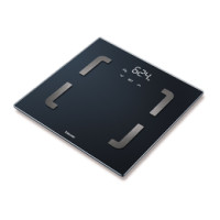 Beurer BF 880 Bilancia diagnostica WIFI e Bluetooth digitale con app, determinazione e analisi dei valori corporei, misurazione della percentuale di grasso corporeo e muscolare, max 180 kg