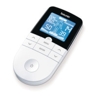 Beurer EM 49 Elettrostimolatore Digitale TENS EMS con Funzione Massaggio Relax, Bianco/Nero