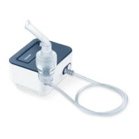 Beurer IH 16 Aerosol con tecnologia ad aria compressa mediante compressore, design compatto, per il trattamento delle vie respiratorie, adatto per adulti e bambini, facile da pulire