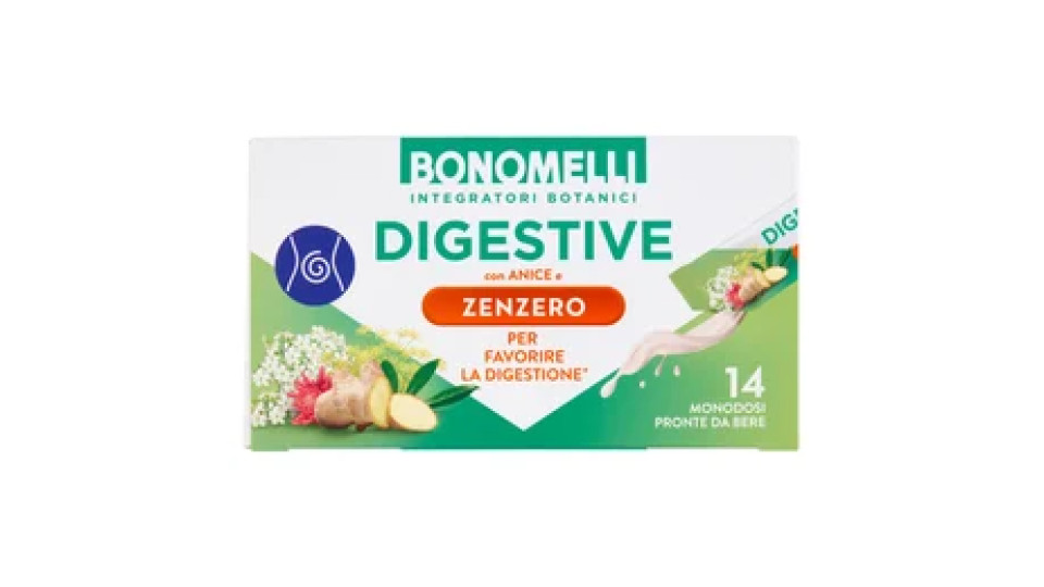 Bonomelli Integratori Botanici Digestive 14 stick monodose 140 ml