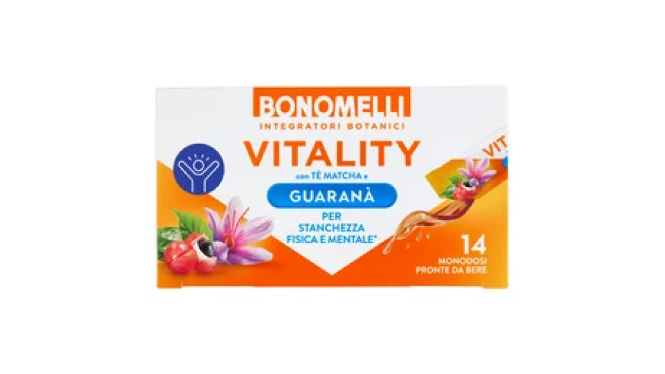 Bonomelli Integratori Botanici Vitality 14 stick monodose 140 ml