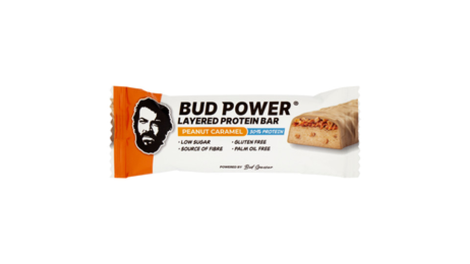 Bud Power Layered Protein Bar Peanut Caramel 50 g
