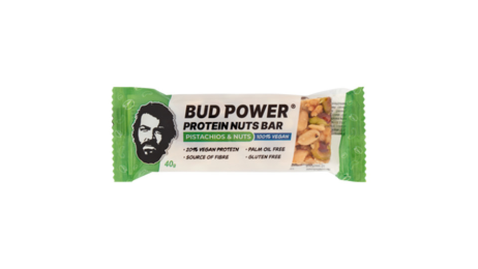 Bud Power Protein Nuts Bar Pistachios & Nuts 40 g