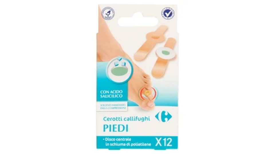 Carrefour Piedi Cerotti callifughi 12 pz