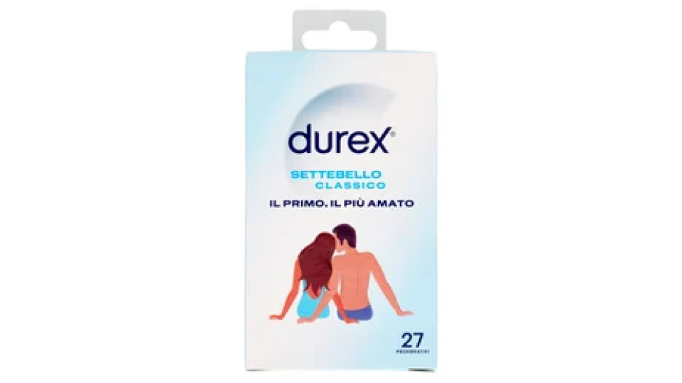 Durex Settebello Preservativi Forma Classica, 27 Profilattici