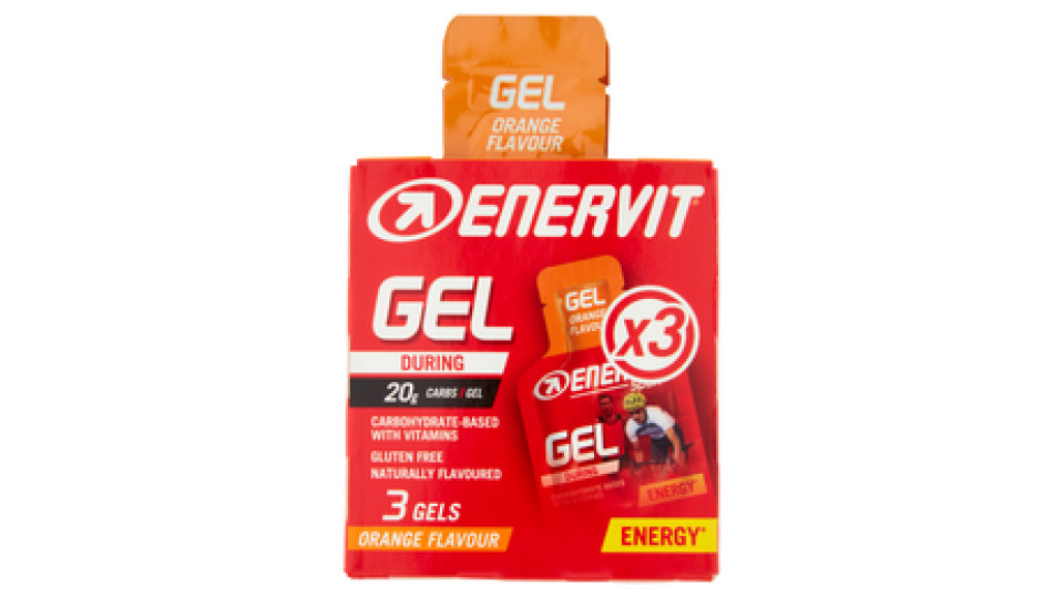 Enervit Gel Orange Flavour 3 x 25 ml