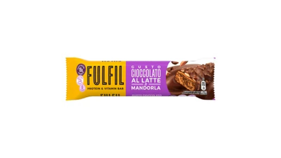Fulfil Vitamin & Protein Bar Gusto Cioccolato al Latte & Mandorla 55 g