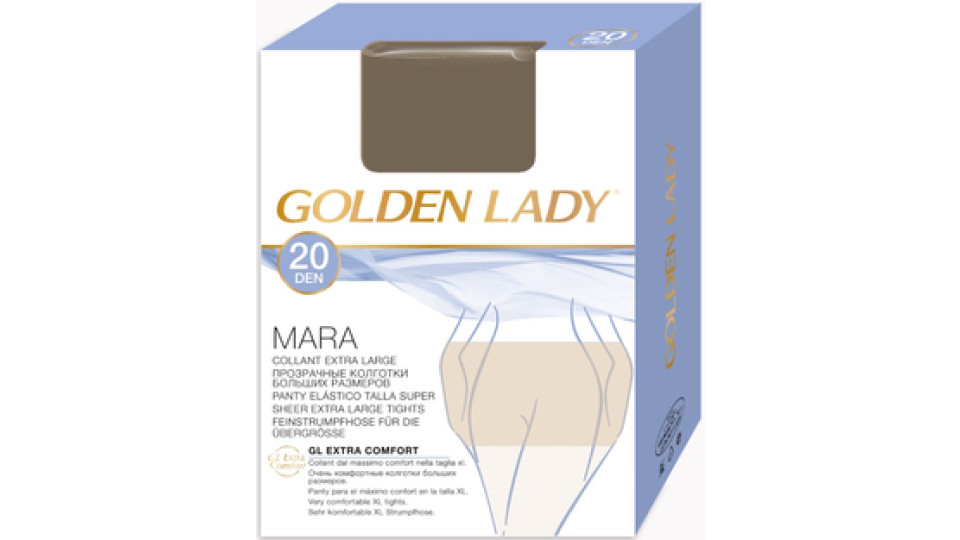 Golden Lady Collant extralarge Mara 20 Den castoro