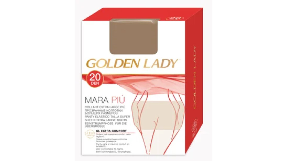 Golden Lady Collant Mara Più 20 Den daino XL