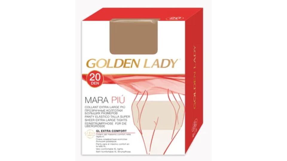 Golden Lady Collant Mara Più 20 Den melon XL