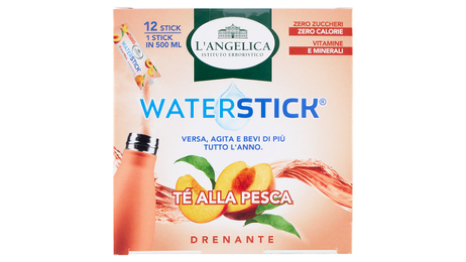 L'Angelica Waterstick Té alla Pesca Drenante 12 x 2 g