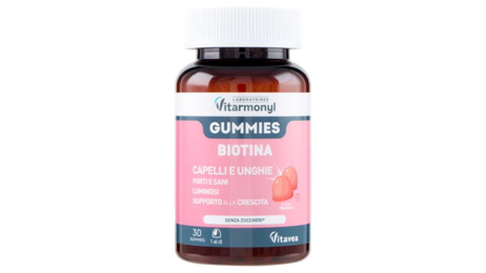 Laboratoires Vitarmonyl Gummies Biotina Capelli e Unghie 30 Gummies 90 g