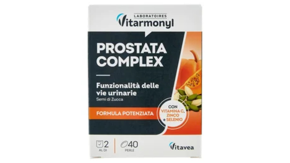 Laboratoires Vitarmonyl Prostata Complex Funzionalità delle vie urinarie 40 Perle 35,2 g