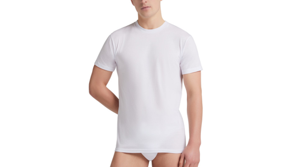 Liabel Maglia uomo girocollo bianco – Taglia V