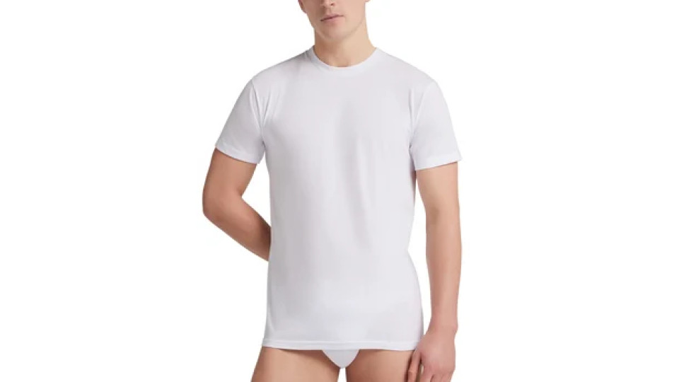 Liabel Maglia uomo girocollo bianco – Taglia VI