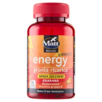 Matt Benessere energy Gummies 30 pastiglie gommose 90 g