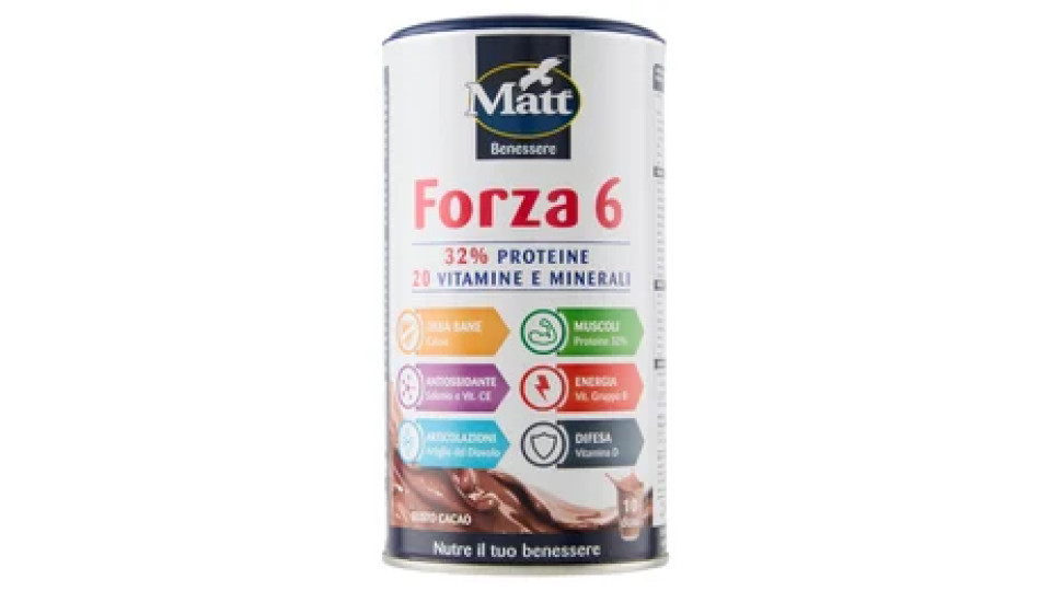 Matt Benessere Forza 6 Gusto Cacao 280 g