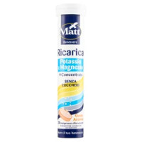 Matt Benessere Ricarica Potassio & Magnesio Gusto Arancia 20 compresse effervescenti 80 g