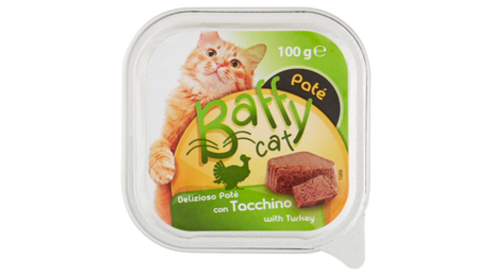 Baffy cat Paté Delizioso Paté con Tacchino 100 g
