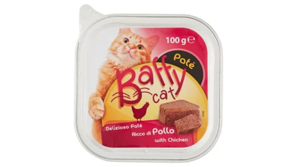 Baffy cat Paté Delizioso Paté Ricco di Pollo 100 g