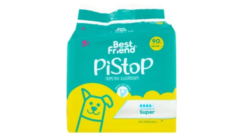 Best Friend PìStoP Tappetini Assorbenti 60 x 60 cm 90 pz