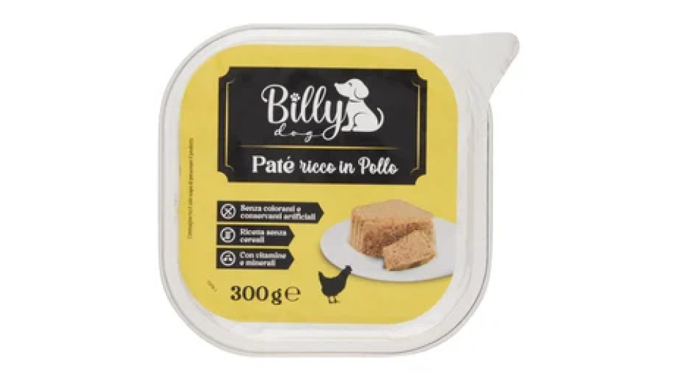 Billy dog Paté ricco in Pollo 300 g