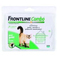Carrefour Antiparassitario frontline combo spot on gatti 3 pezzi Gocce contro pulci e zecche per animali domestici