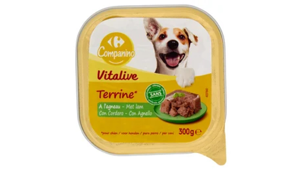 Carrefour Companino Vitalive Terrine* con agnello 300 g
