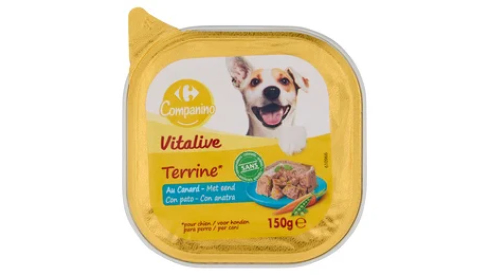 Carrefour Companino Vitalive Terrine* con anatra 150 g