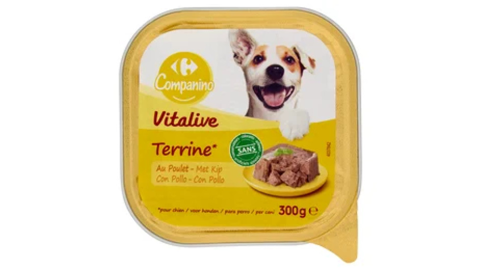 Carrefour Companino Vitalive Terrine* con pollo 300 g