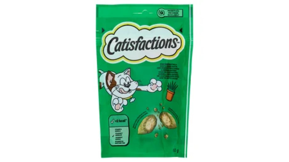 Catisfactions Snack Gatto con Erba Gatta 60 g
