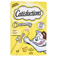 Catisfactions Snack Gatto Creamy Formaggio 4 x 10 g