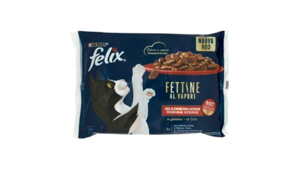 FELIX Fettine al Vapore Manzo Pollo 4 x 80 g