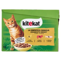 Kitekat Simpatica Canaglia cibo umido gatto 12 x 85 g
