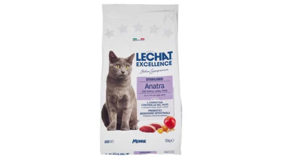 LeChat Excellence Sterilised Anatra 1,5 kg