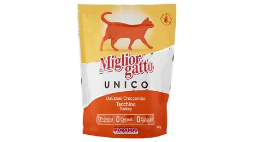 Migliorgatto Unico Deliziosi Croccantini Tacchino 400 g