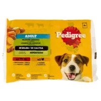 Pedigree Adult Manzo Agnello/Tacchino Salsa cibo umido cane 4x100g