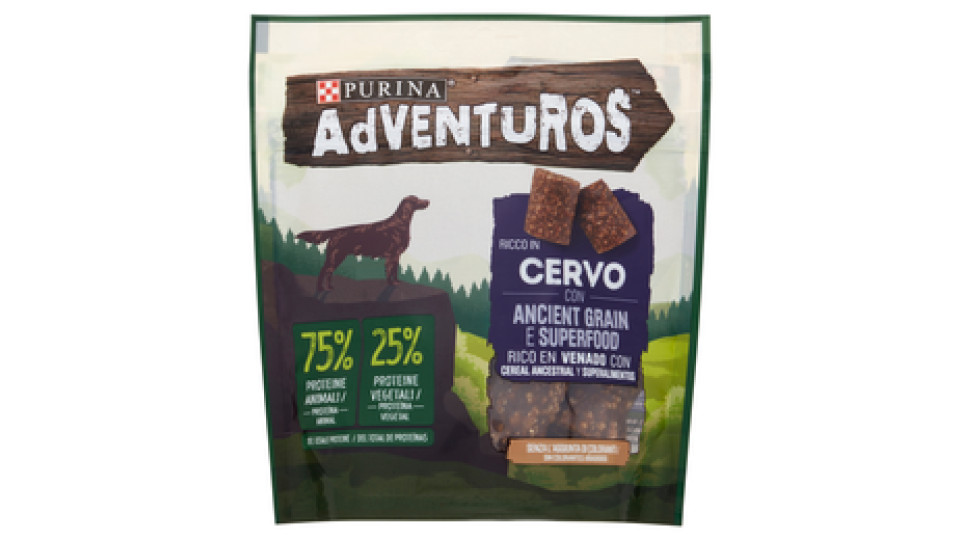 PURINA ADVENTUROS Cervo, Ancient Grain e Superfood 120 g